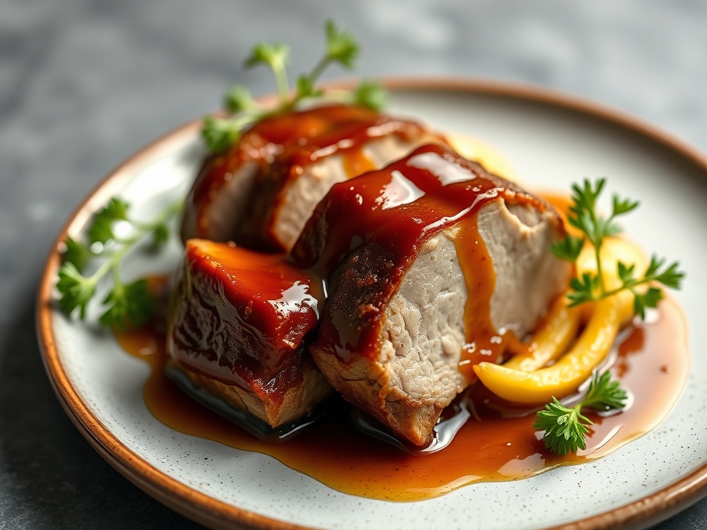 Umami-Kissed Pork Tenderloin with Honey Miso Glaze